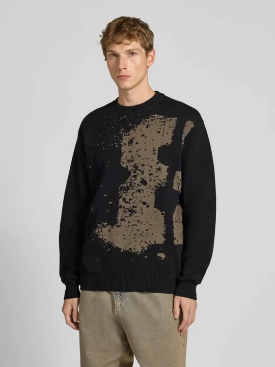 Zdjęcie produktu Sweter z dzianiny z okrągłym dekoltem G-Star Raw Czarny