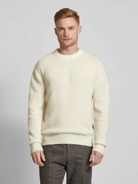 Zdjęcie produktu Sweter z dzianiny z okrągłym dekoltem Jake*s Gliniany melanż