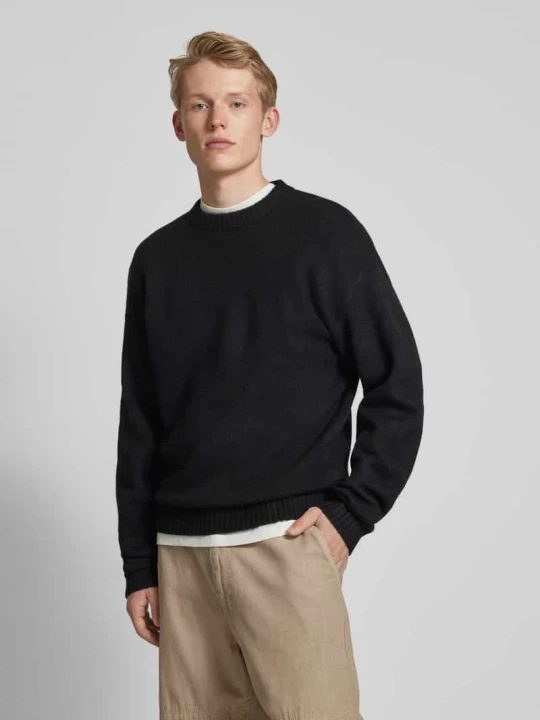 Zdjęcie produktu Sweter z dzianiny z dodatkiem wełny Model 'OLLIE' Jack&Jones Czarny