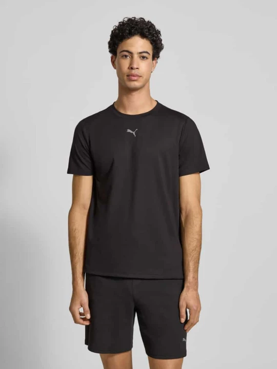 Zdjęcie produktu damski t-shirt o kroju regular fit z okrągłym dekoltem Puma Czarny
