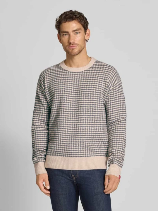 Zdjęcie produktu Sweter z dzianiny z okrągłym dekoltem Scotch & Soda Średnioszary