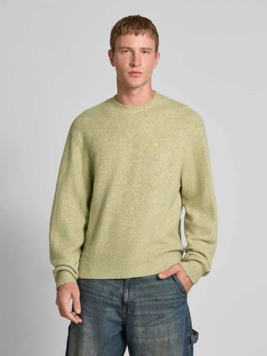 Zdjęcie produktu Sweter z dzianiny z dodatkiem wełny Carhartt WIP Limonkowy