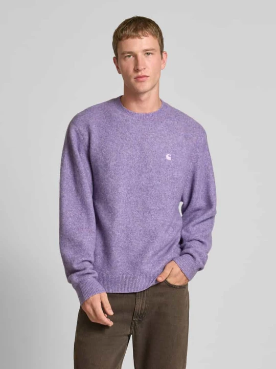 Zdjęcie produktu Sweter z dzianiny z dodatkiem wełny Carhartt WIP Jasnofioletowy