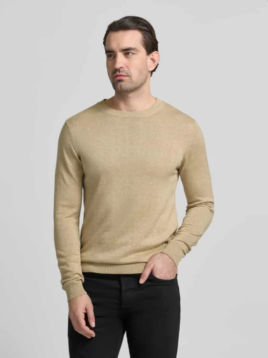 Zdjęcie produktu Sweter z dzianiny z prążkowanymi wykończeniami Model „BELLS” Casual Friday
