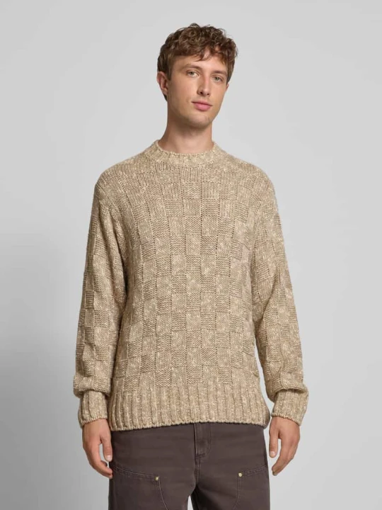 Zdjęcie produktu Sweter z dzianiny z prążkowanymi wykończeniami model ‘KYLOE’ Carhartt WIP Beżowy