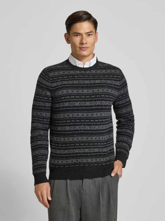 Zdjęcie produktu Regular Fit sweter z dzianiny z czystej wełny Polo Ralph Lauren Antracytowy
