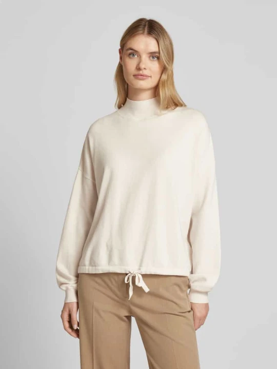 Zdjęcie produktu Bluza z prążkowanymi wykończeniami Street One Złamany biały