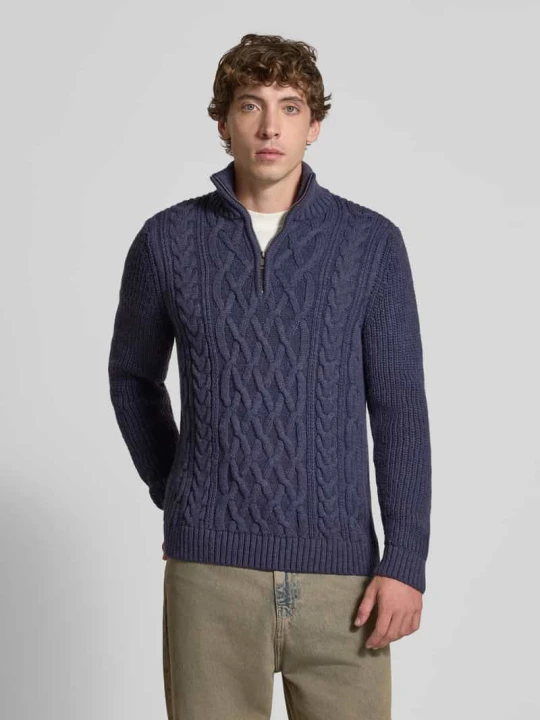 Zdjęcie produktu Troyer o kroju loose fit z prążkowanymi wykończeniami Superdry Królewski niebieski