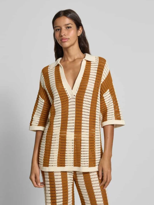Zdjęcie produktu Sweter z dzianiny z rękawem o dł. 1 / 2 INFLUENCER'S CHOICE BY P&C* Camel