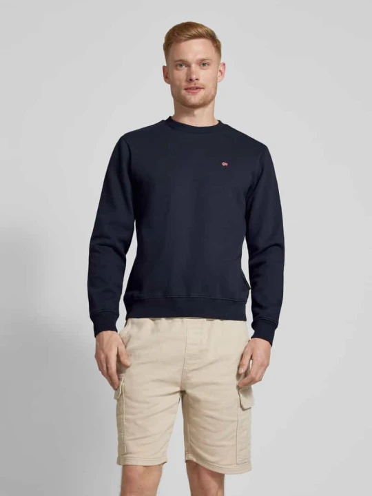 Zdjęcie produktu Bluza z wyhaftowanym logo model ‘balis’ Napapijri Granatowy
