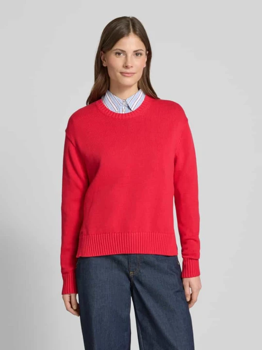 Zdjęcie produktu Sweter z dzianiny z wyhaftowanym logo Polo Ralph Lauren Czerwony