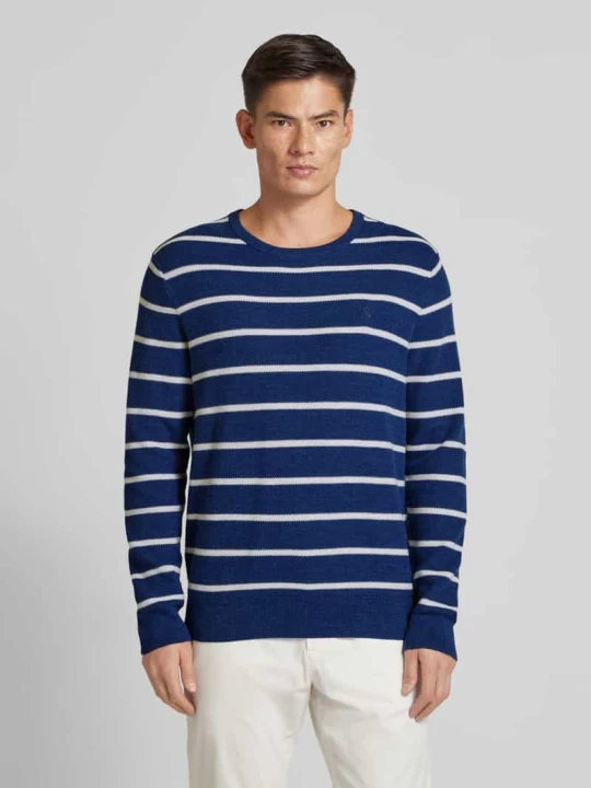 Zdjęcie produktu Sweter z dzianiny z wyhaftowanym logo Polo Ralph Lauren Granatowy