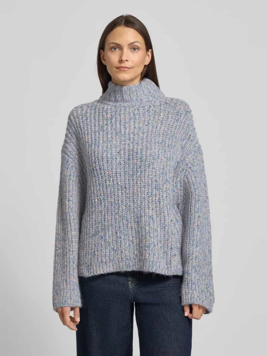 Zdjęcie produktu Sweter z dzianiny ze stójką Jake*s Lawendowy