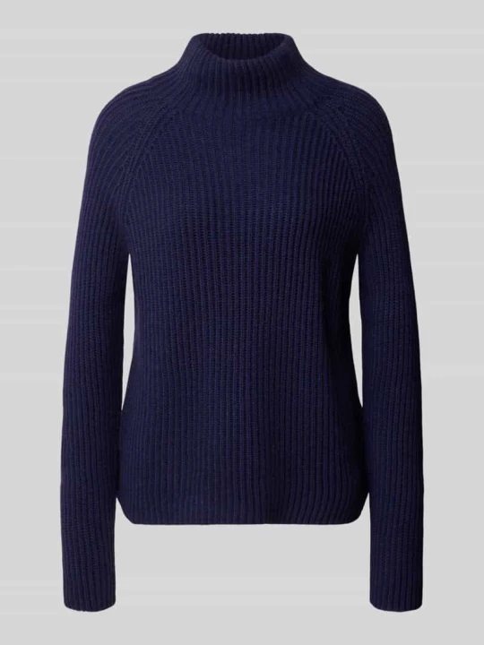 Zdjęcie produktu Sweter z dzianiny ze stójką model 'ARWEN' Drykorn Granatowy