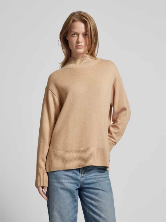 Zdjęcie produktu Sweter z dzianiny ze stójką model ‘Tahila’ Someday Écru