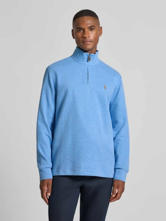 Zdjęcie produktu Sweter z dzianiny ze stójką Polo Ralph Lauren Królewski niebieski