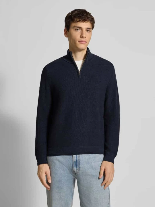Zdjęcie produktu Bluza z kołnierzem ze stójką Superdry Ciemnoniebieski
