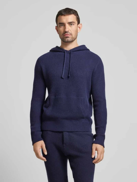 Zdjęcie produktu Sweter z kaszmiru z kapturem Polo Ralph Lauren Granatowy