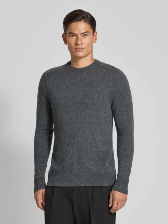 Zdjęcie produktu Sweter z kaszmiru z okrągłym dekoltem FTC Cashmere Antracytowy