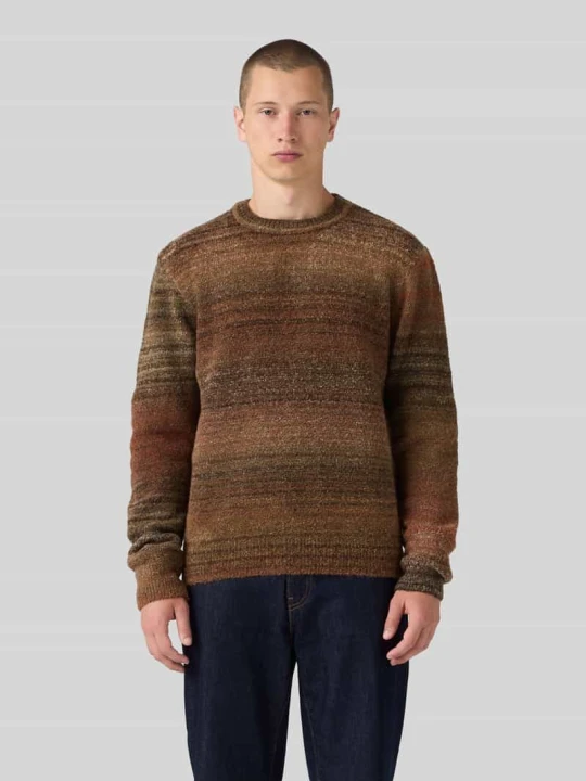 Zdjęcie produktu Sweter z miękką fakturą bouclé z czystej bawełny Levi's Średniobrązowy