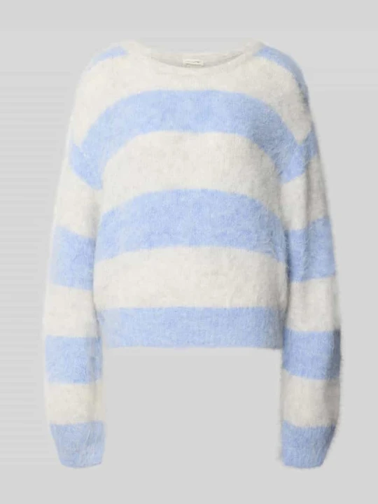 Zdjęcie produktu Sweter z mieszanki alpaki, krój regular fit, model 'NIBY' American Vintage Jasnoniebieski