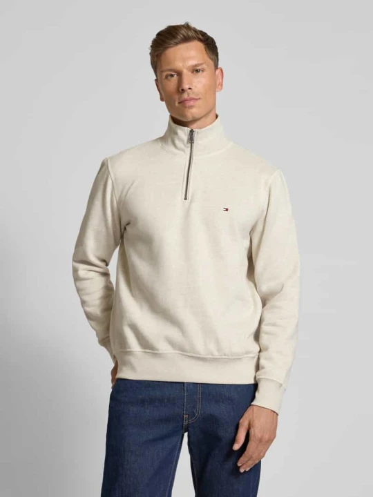 Zdjęcie produktu Sweter z mieszanki bawełny Tommy Hilfiger Złamany biały