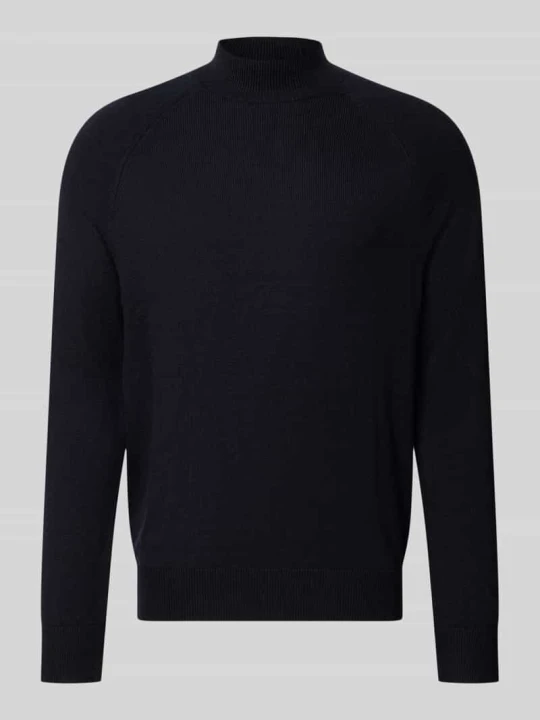 Zdjęcie produktu Sweter z mieszanki bawełny w kroju regular fit model 'Tito-M' Strellson Granatowy