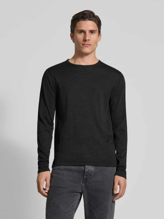 Zdjęcie produktu Sweter z mieszanki wełny Casual Friday Ciemnoszary
