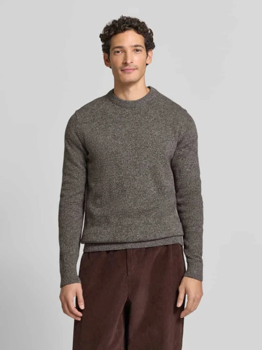 Zdjęcie produktu Sweter z mieszanki wełny i jedwabiu z okrągłym dekoltem model 'TISBURY' Barbour
