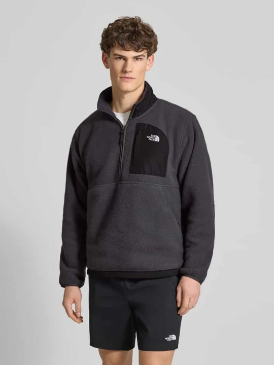Zdjęcie produktu Sweter z polaru z kieszenią typu napoleon Model 'YUMIORI' The North Face Antracytowy