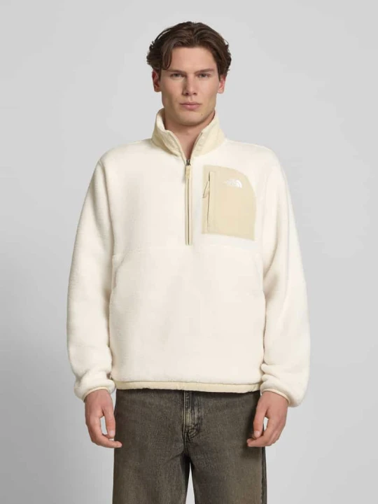 Zdjęcie produktu Sweter z polaru z kieszenią typu napoleon Model 'YUMIORI' The North Face Złamany biały