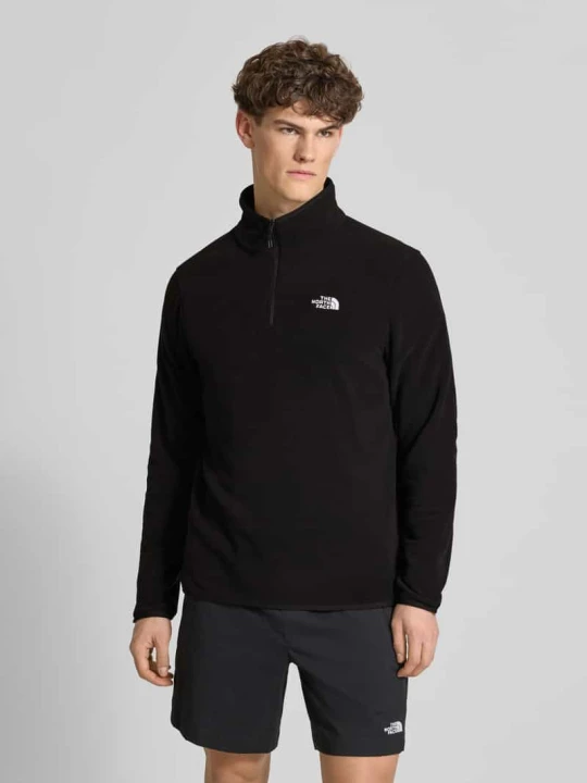 Zdjęcie produktu Sweter z polaru z kołnierzem zapinanym Model 'GLACIER' The North Face Czarny