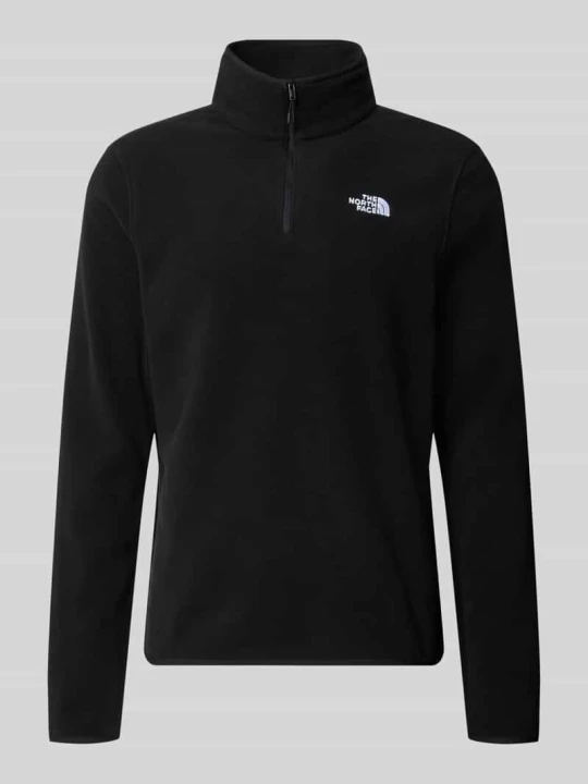 Zdjęcie produktu Sweter z polaru z kołnierzem zapinanym model 'GLACIER' The North Face Czarny