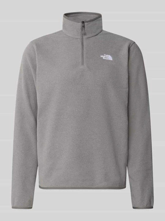 Zdjęcie produktu Sweter z polaru z kołnierzem zapinanym model 'GLACIER' The North Face Jasnoszary