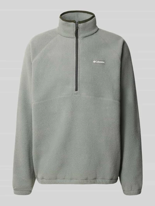 Zdjęcie produktu Sweter z polaru z naszywką z logo model 'Timber Crest™ MTR' Columbia Oliwkowy