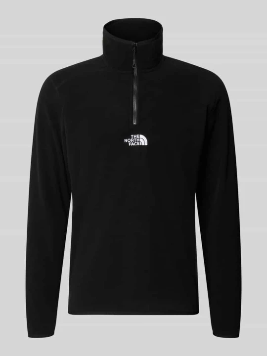 Zdjęcie produktu Sweter z polaru z wyhaftowanym logo The North Face Czarny