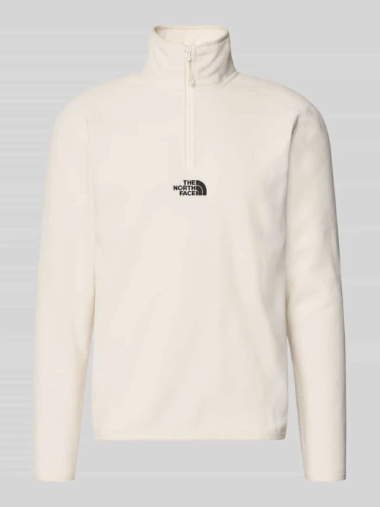 Zdjęcie produktu Sweter z polaru z wyhaftowanym logo The North Face Złamany biały