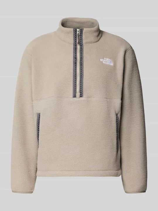 Zdjęcie produktu Sweter z polaru ze stójką i zamkiem błyskawicznym The North Face Kamienny