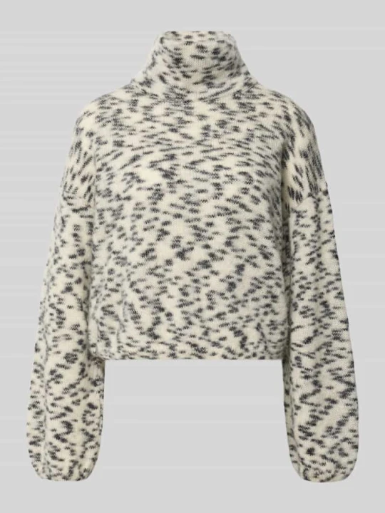 Zdjęcie produktu Sweter z półgolfem o kroju oversized z mieszanki wełny ARMEDANGELS Złamany biały