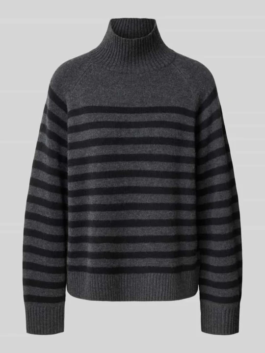 Zdjęcie produktu Półgolf o kroju relaxed fit z mieszanki wełny z domieszką kaszmiru Tommy Hilfiger Antracytowy