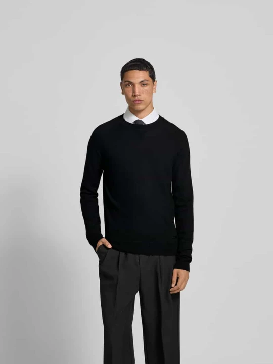 Zdjęcie produktu Sweter z prążkowanym ściągaczem Dsquared2 Czarny