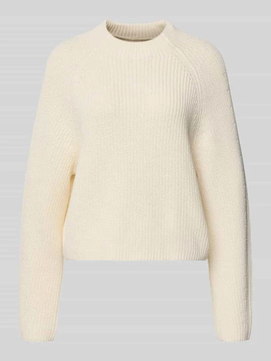 Zdjęcie produktu Sweter z raglanowymi rękawami model 'Ponusa' Opus Piaskowy