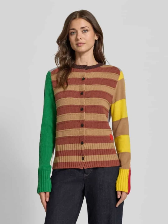 Zdjęcie produktu Sweter z wełny z naszywką z logo MAX&Co. Camel