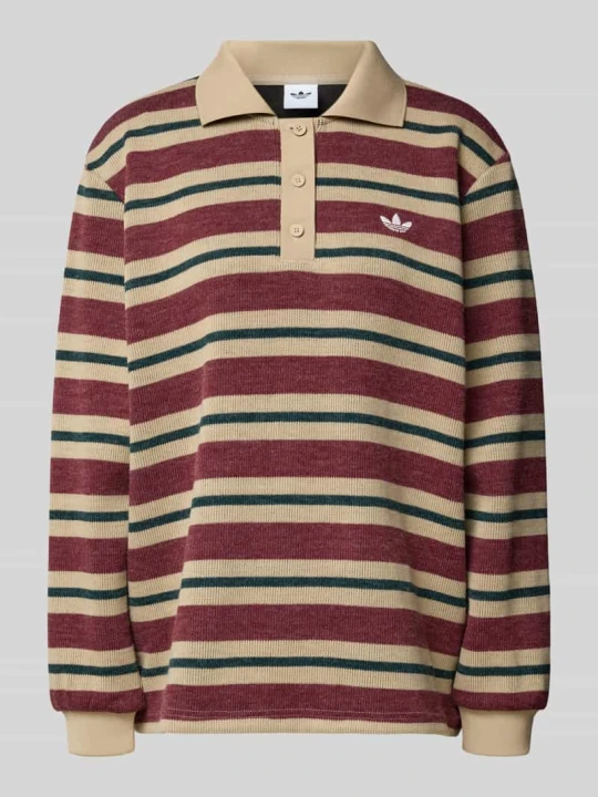 Zdjęcie produktu Sweter z wyhaftowanym logo adidas Originals Bordowy melanż