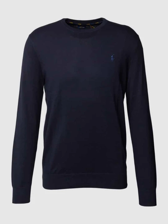 Zdjęcie produktu Bluzka z długim rękawem i wyhaftowanym logo Polo Ralph Lauren Granatowy