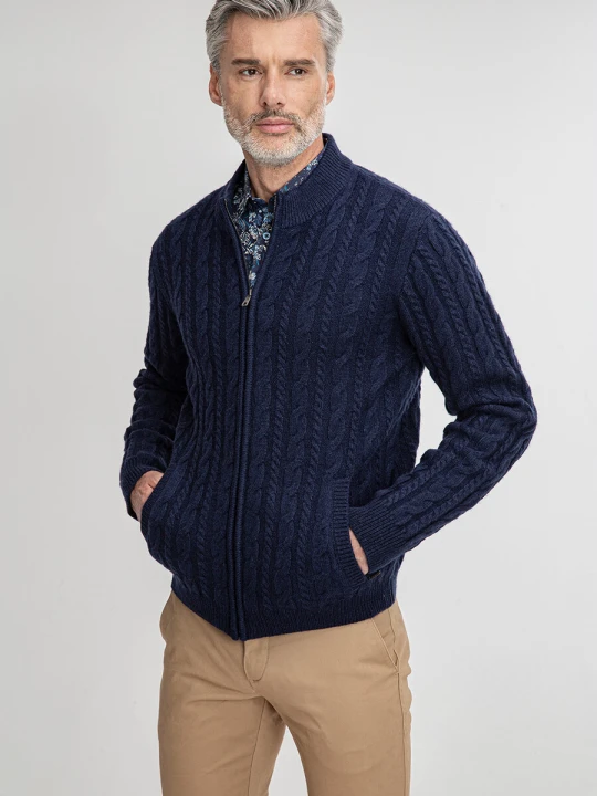 Zdjęcie produktu Sweter ZACCARIA 01038A75SRA Giacomo Conti granatowy
