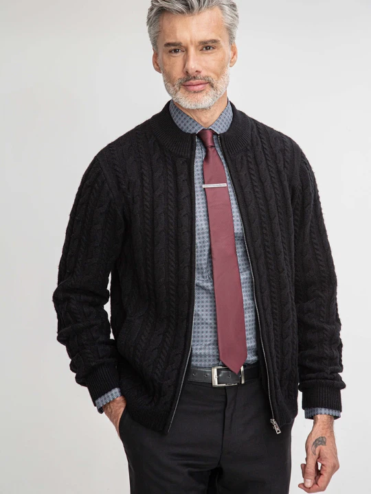 Zdjęcie produktu Sweter ZACCARIA 01038B90SRA Giacomo Conti czarny