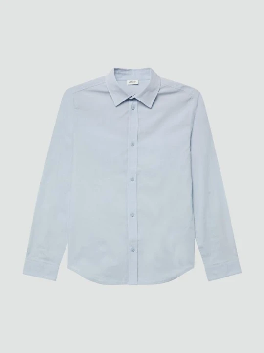 Zdjęcie produktu Świąteczna koszula slim fit s.Oliver niebieski