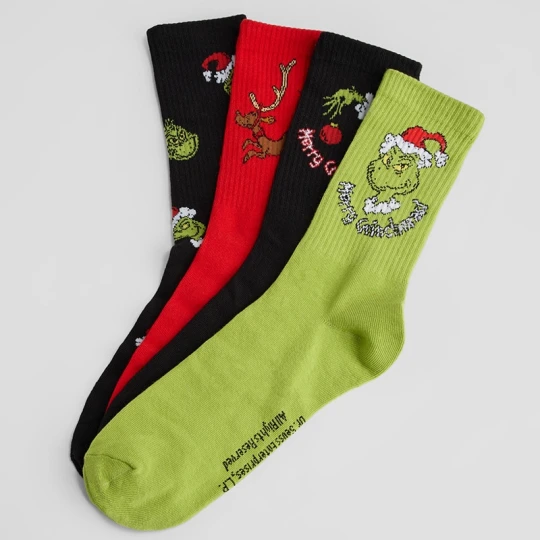 Zdjęcie produktu Świąteczne skarpetki Grinch 4-pak House