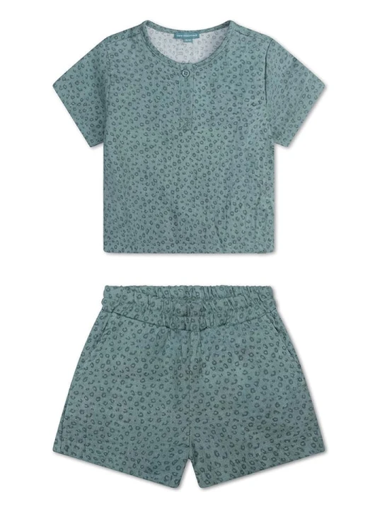 Zdjęcie produktu Swim Essentials 2-częściowy zestaw "Green Leopard" w kolorze zielonym rozmiar: 62/68